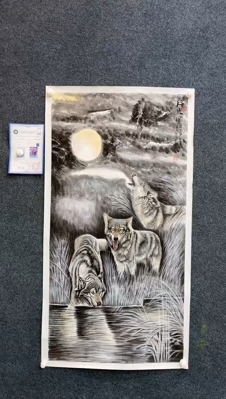 【闪购商品】国画2.5-艺术-郑志宗-卢浮宫原作-24