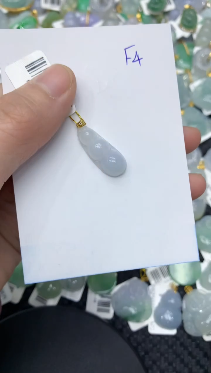【闪购商品】翡翠颈饰18K金镶嵌1111111111