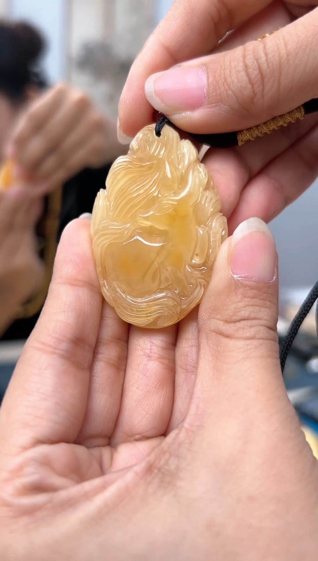 【闪购商品】琥珀裸石未镶嵌天然琥珀蜜蜡九尾