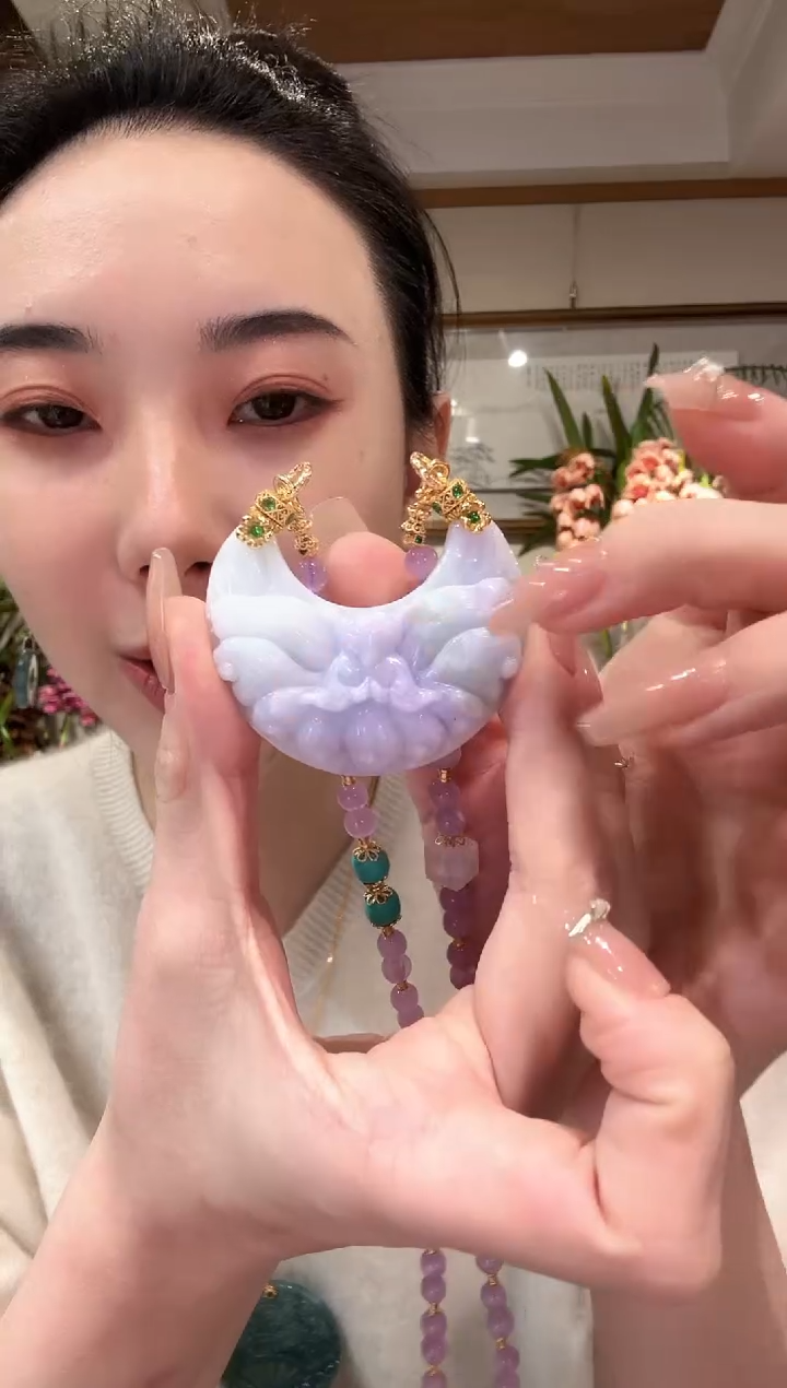 【闪购商品】翡翠颈饰未镶嵌国风