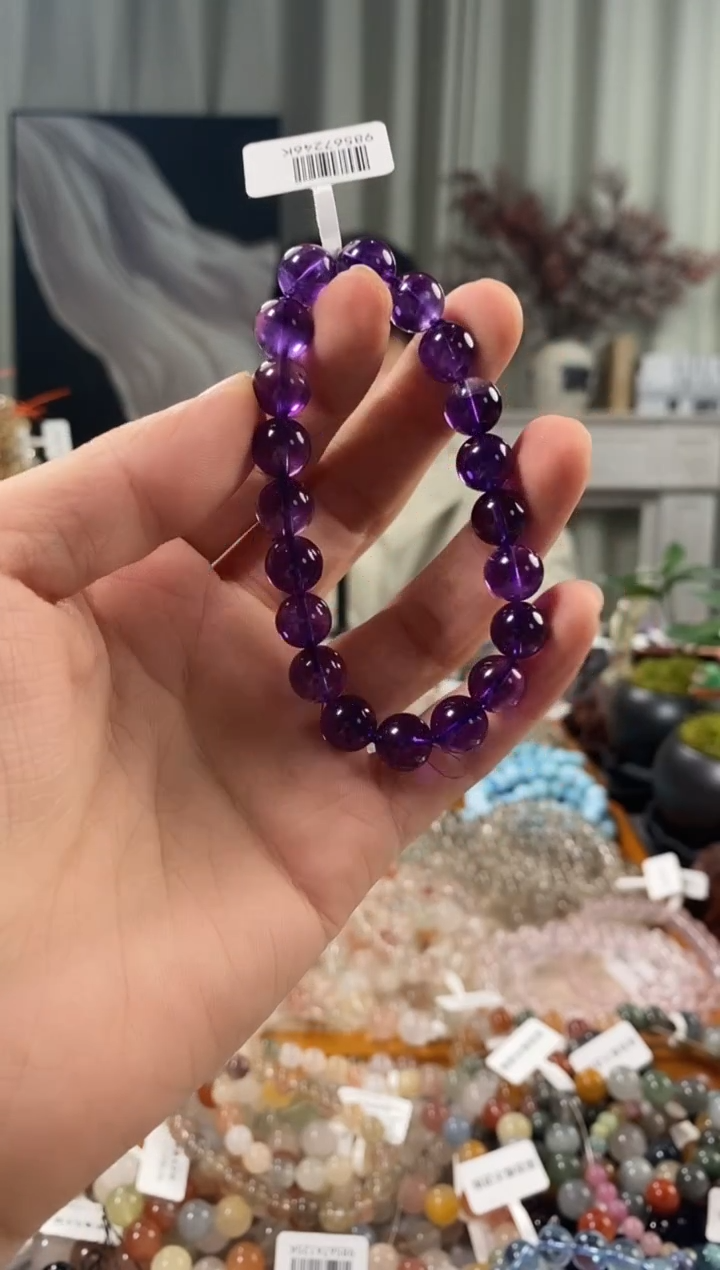 未镶嵌手链水晶小****2紫水晶