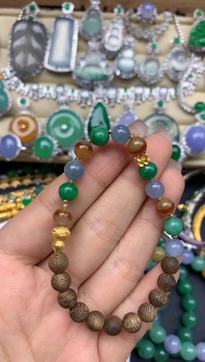 未镶嵌手链翡翠329-中国好珍宝