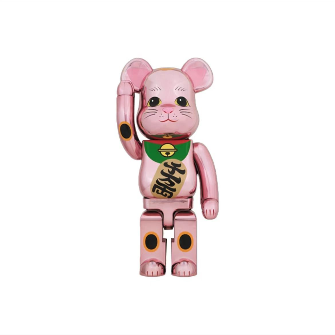 bearbrick积木熊 粉色千万两招财猫 1000%