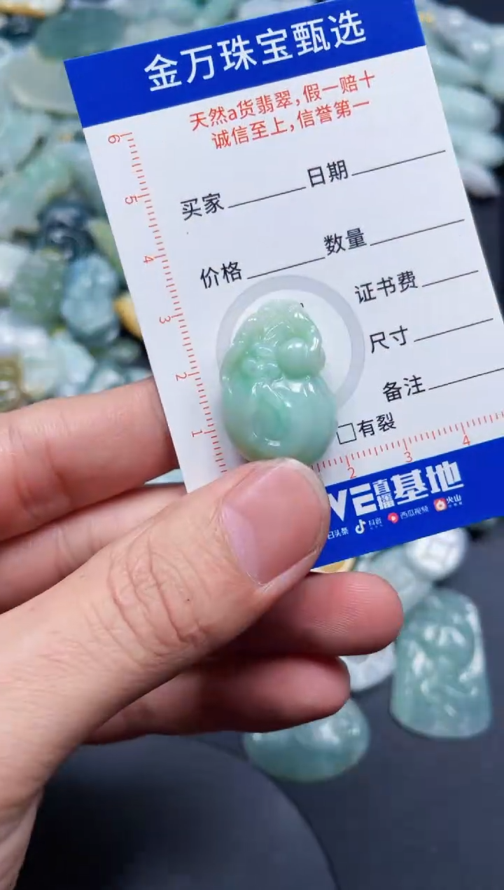 翡翠未镶嵌颈饰天然翡翠a货