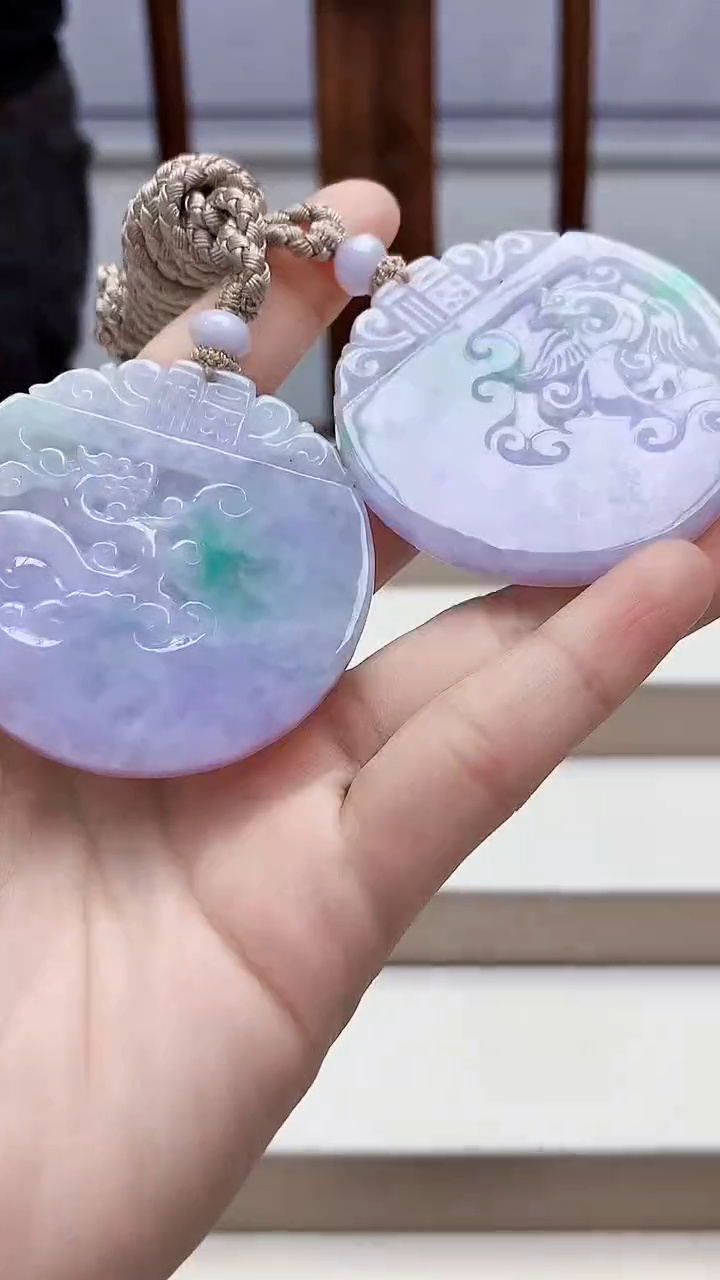 未镶嵌定制翡翠4831lr-毛货挂件15