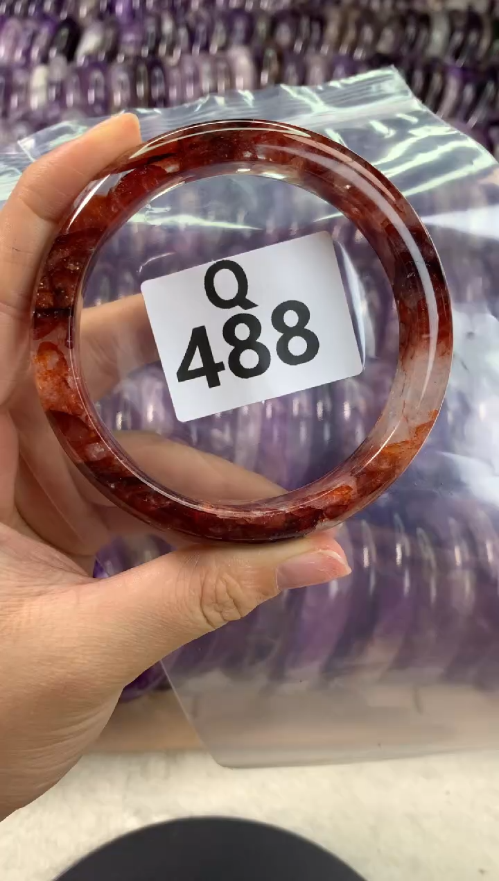 【闪购商品】水晶水晶手镯Q未镶嵌488-63