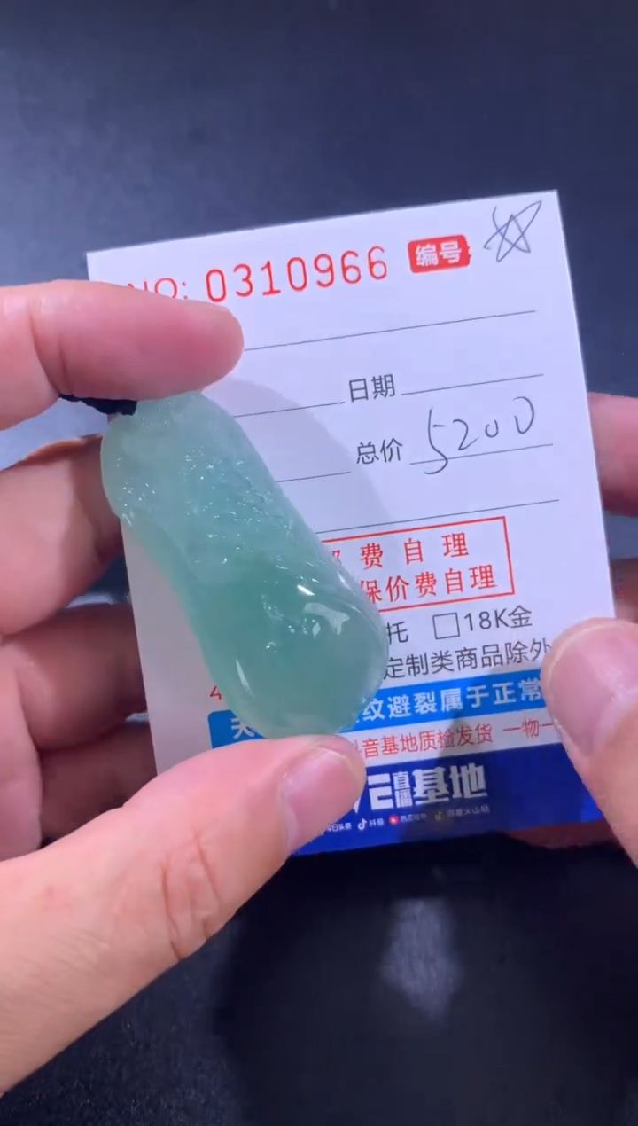 【闪购商品】翡翠颈饰未镶嵌天然A货翡翠