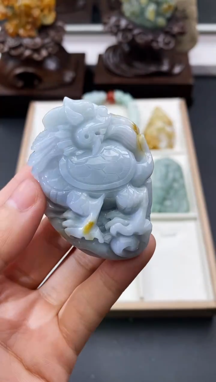 颈饰未镶嵌翡翠天然缅甸A货翡翠