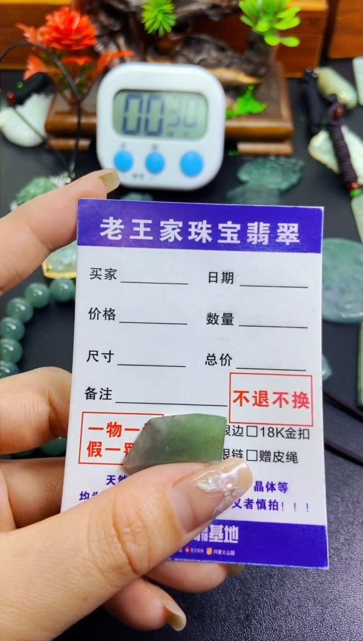 【闪购商品】翡翠颈饰未镶嵌料子