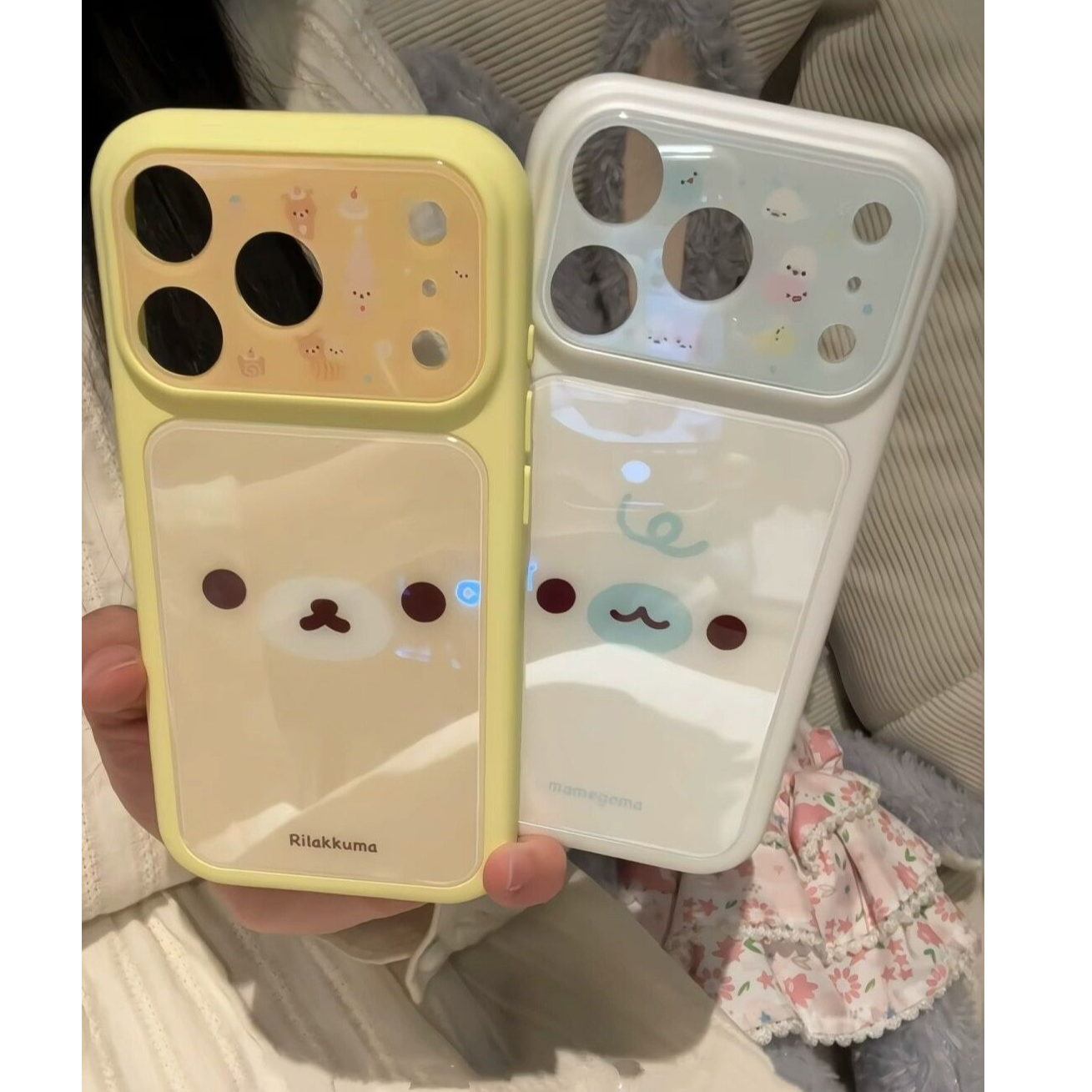 杜奥ins风可爱轻松熊小海豹表情适用iPhone17promax手机壳16全包1