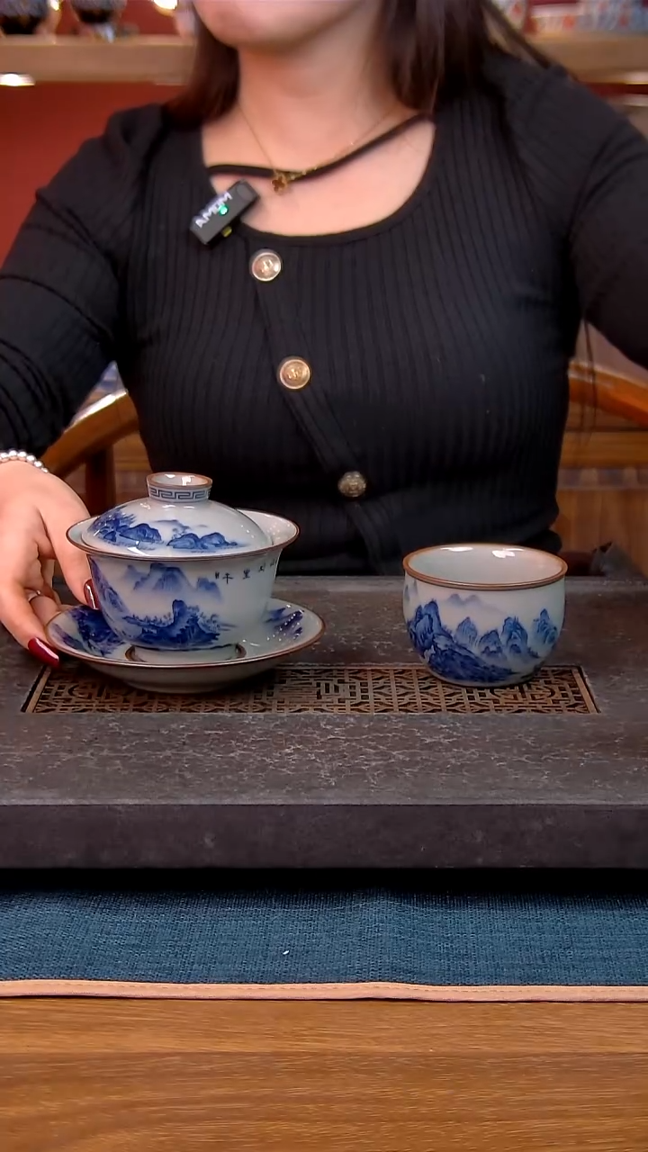 简装家用款2件套 老陶泥开片纹陶瓷茶具