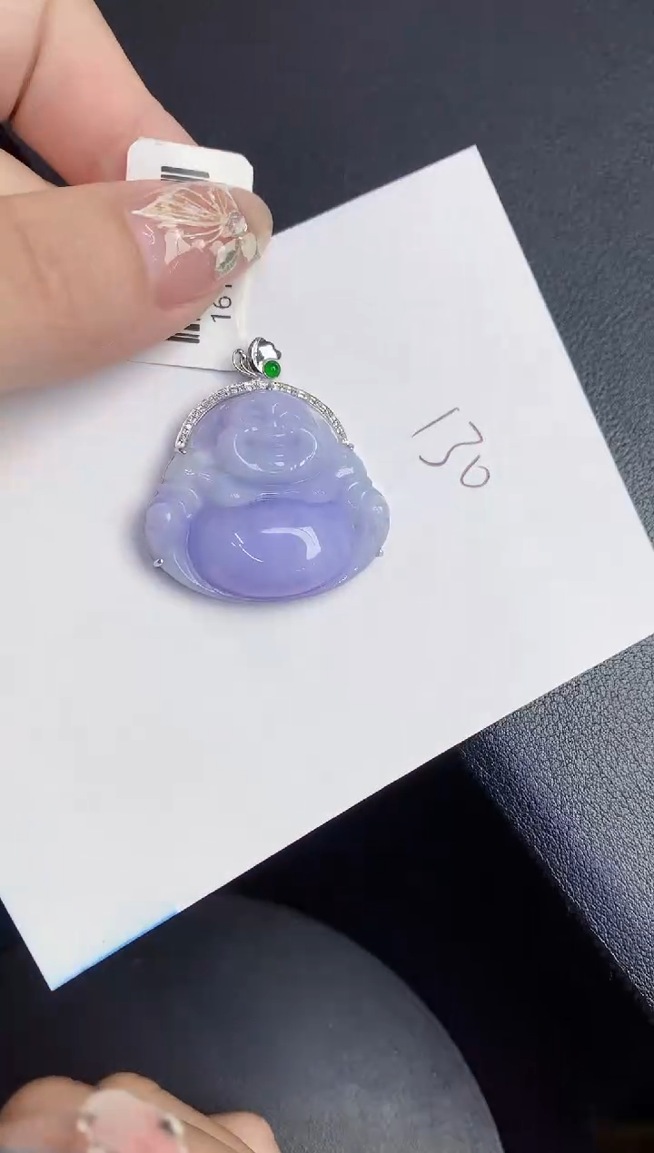 【闪购商品】翡翠颈饰18K金镶嵌0000000000