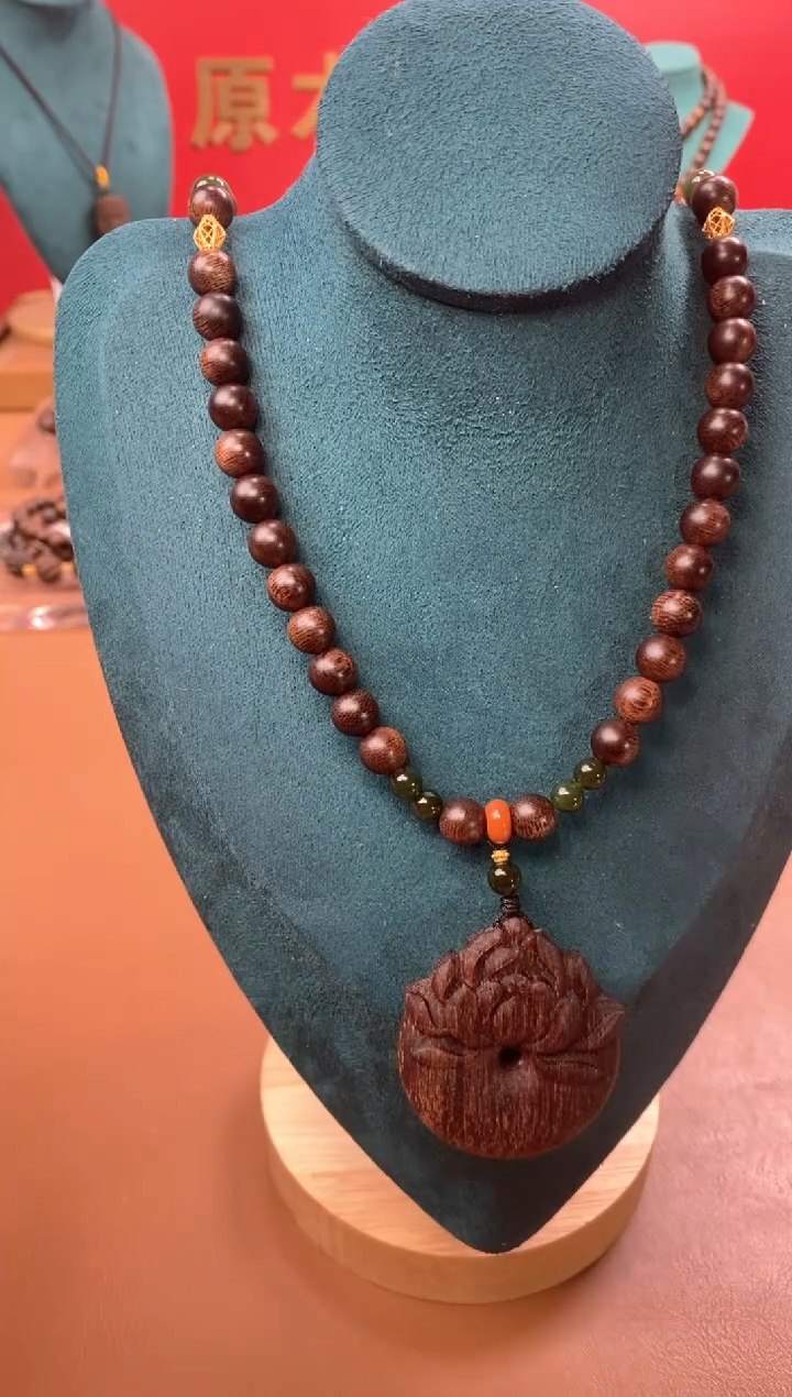 【闪购商品】沉香手串P黄棋玉化瘤疤08+白棋平安扣沉香木雕刻