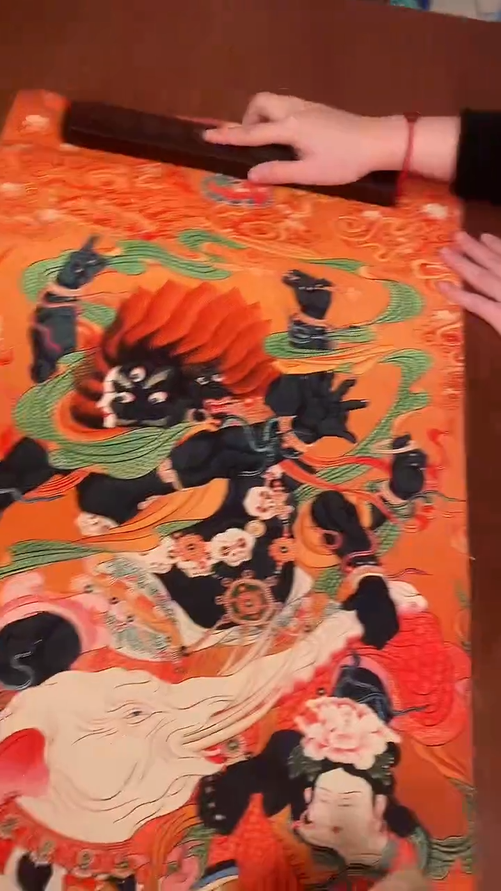 装裱画精美唐卡tk16031