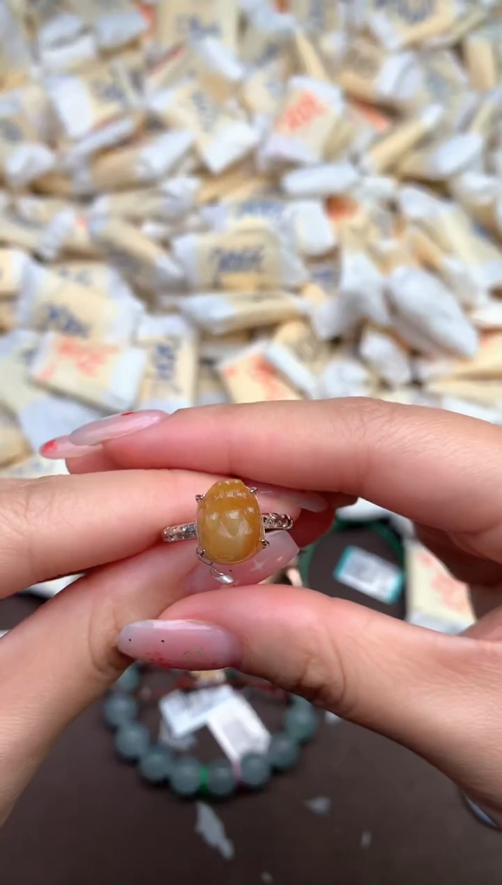 【闪购商品】翡翠戒指银S925镶嵌—