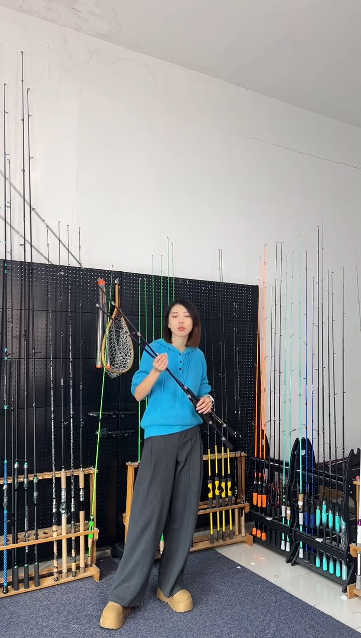 2.1m碳素剑九2.1米枪柄（瑕疵尾货竿，没有售后，介意勿拍）