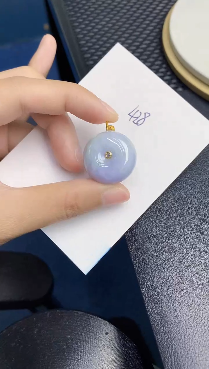 【闪购商品】翡翠颈饰18K金镶嵌000000000