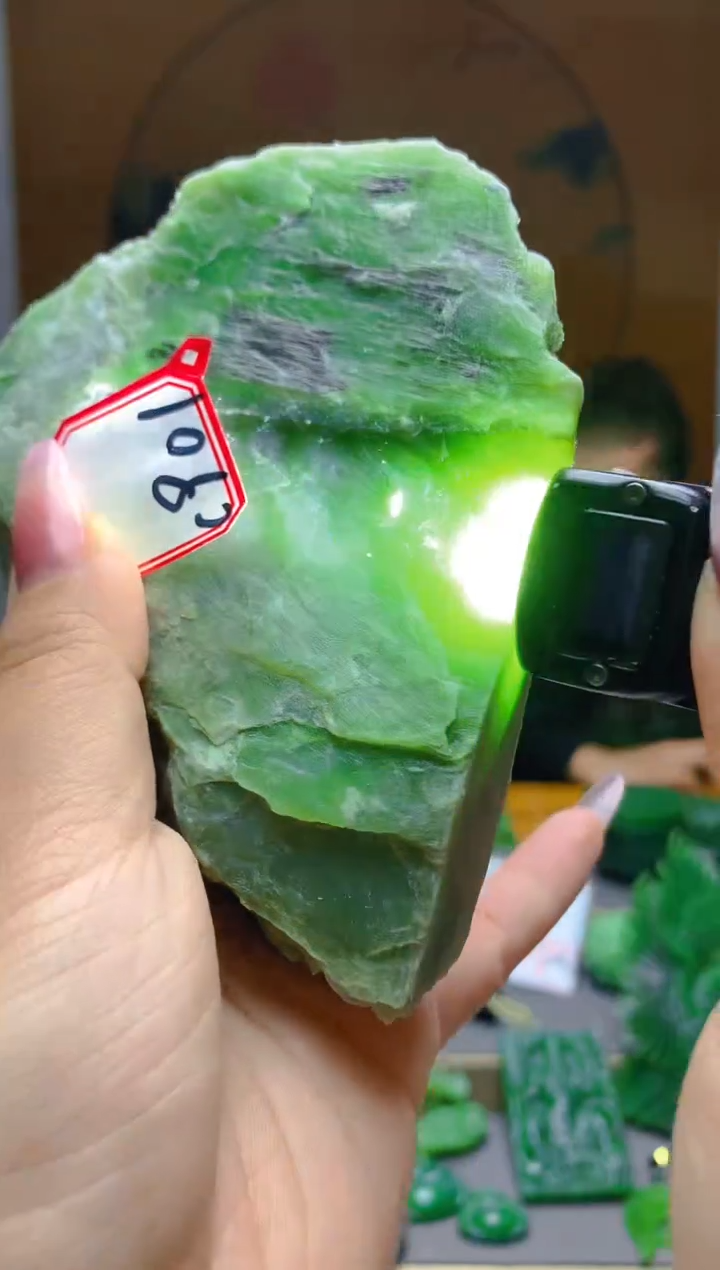 【闪购商品】和田玉（碧玉）珠宝半成品未镶嵌1