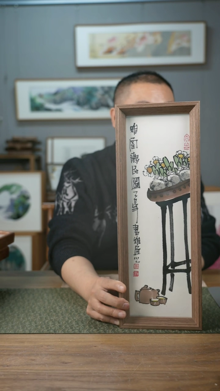 【闪购商品】书法手书/绘同款作品-协会会员老师带框作品