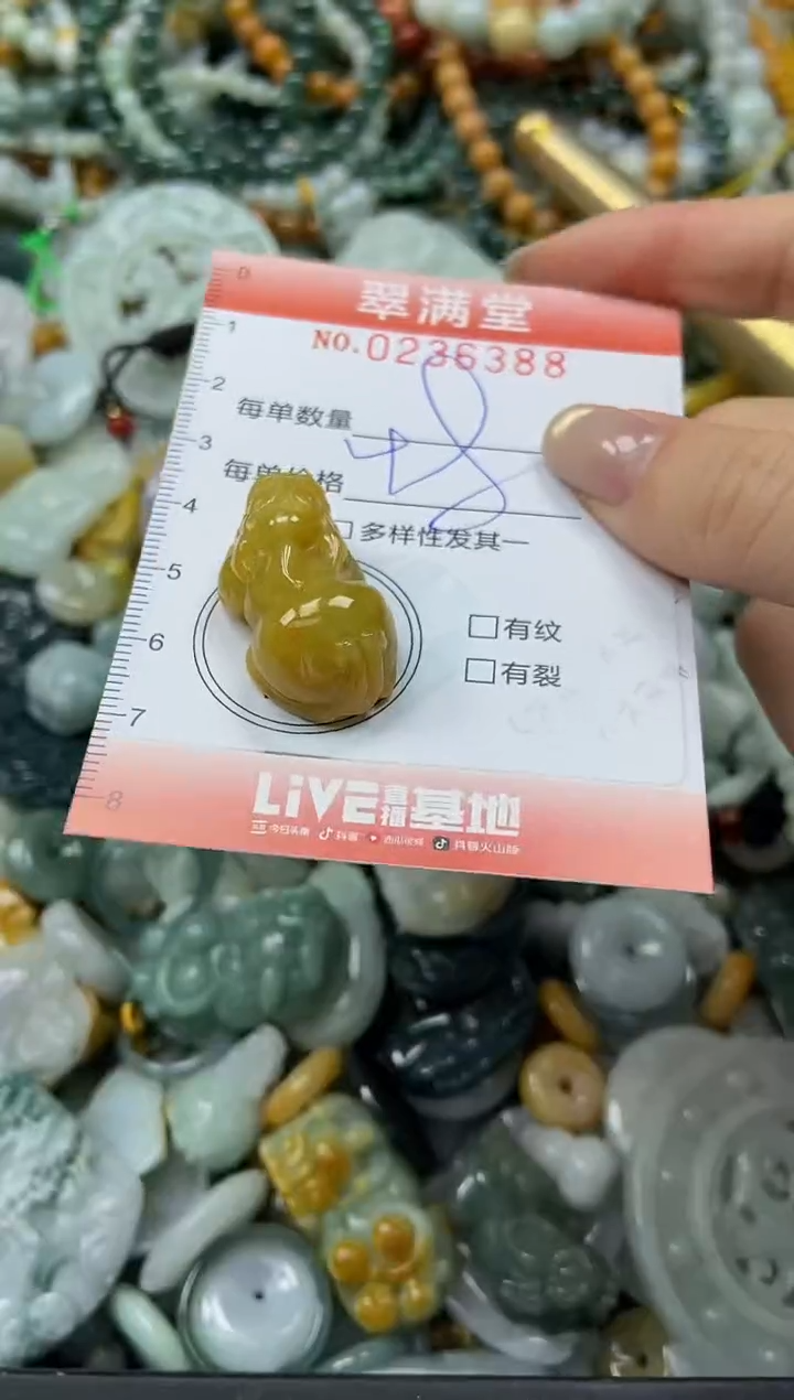 未镶嵌挂件翡翠闪购0236388