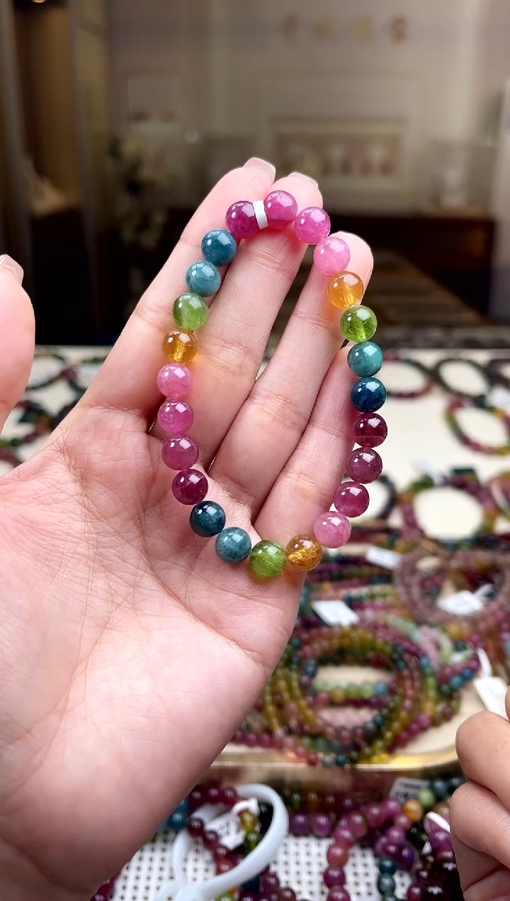 【闪购商品】碧玺/未镶嵌7mm+碧玺单圈多样性发货