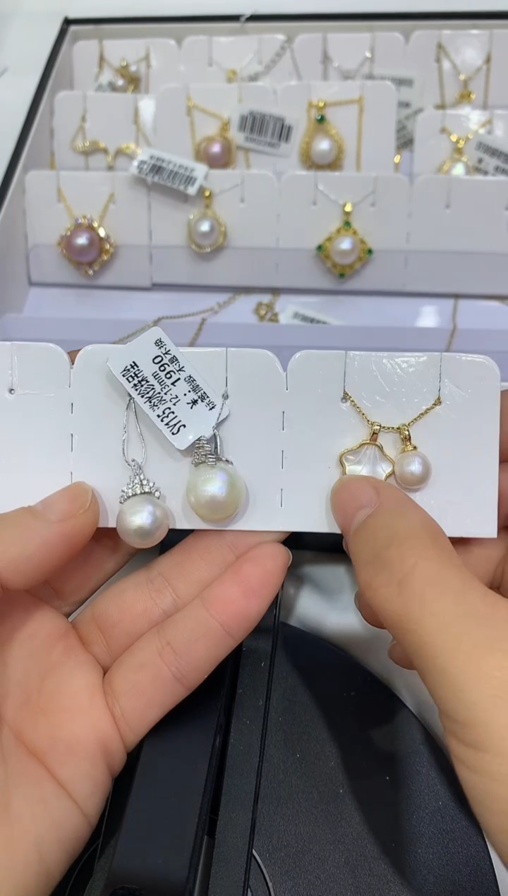 未镶嵌项链淡水珍珠淡水珍珠
