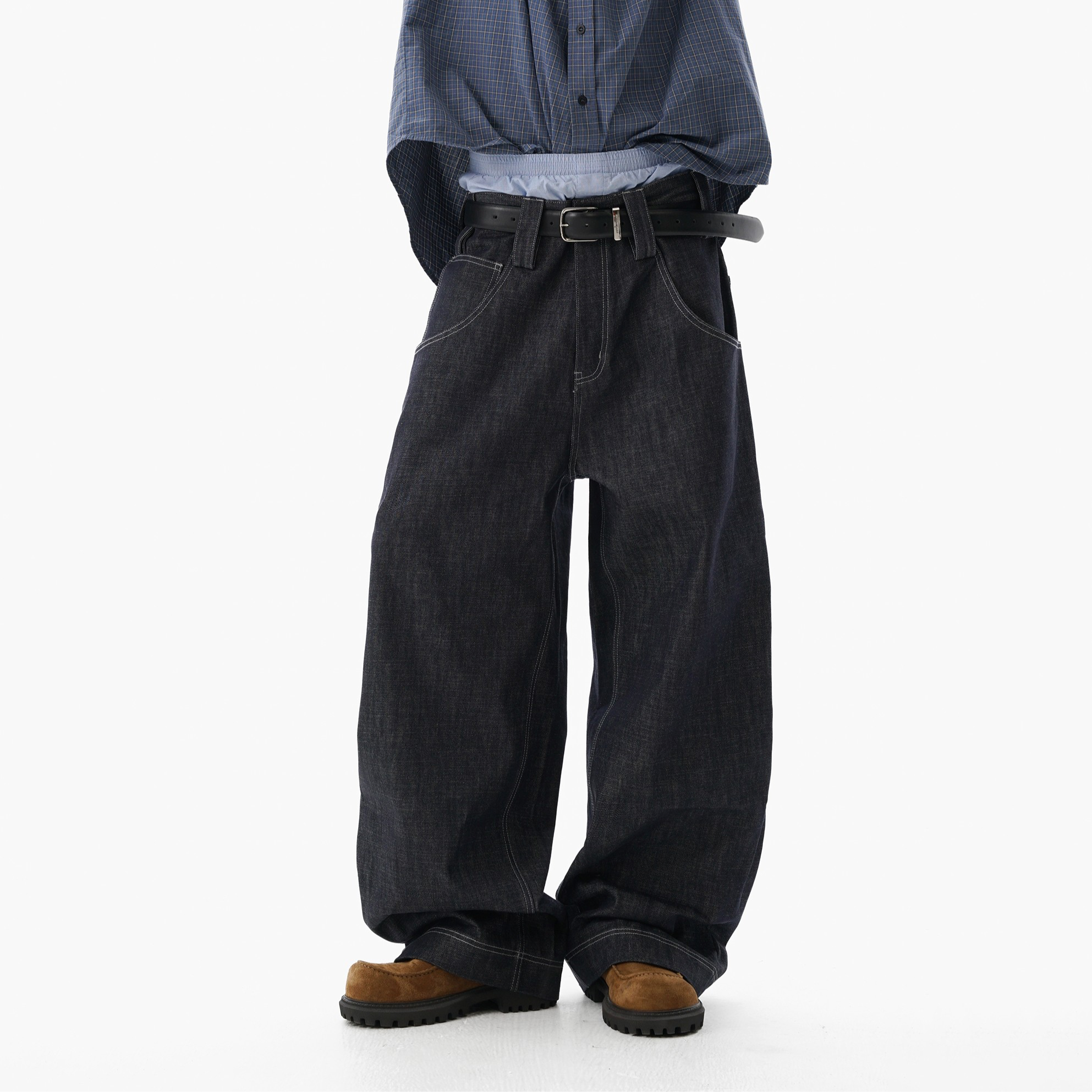 【深圳】MASONPRINCE*超级baggy 90年代丹宁原牛板仔裤