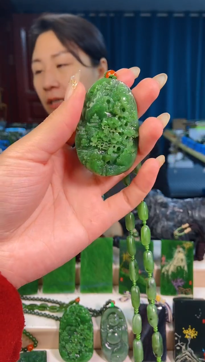 【闪购商品】和田玉未镶嵌挂件1