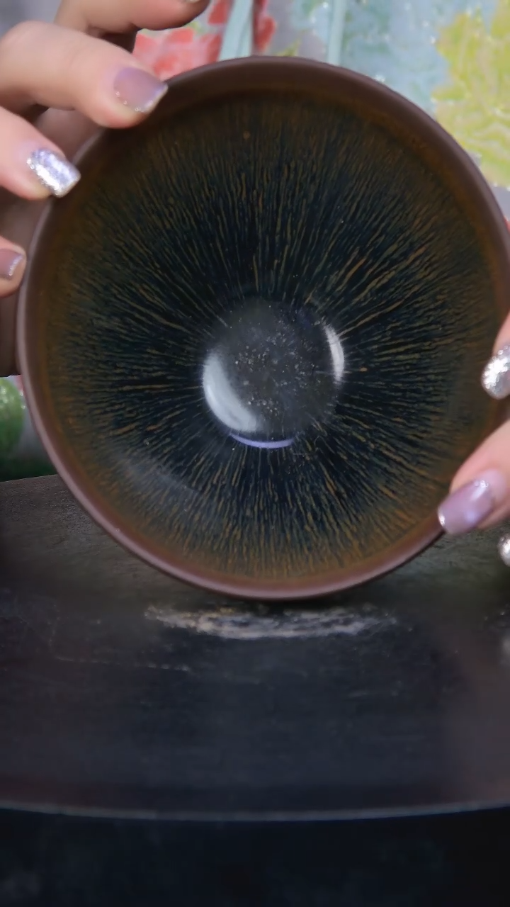 陶瓷精品陶瓷兔毫盏