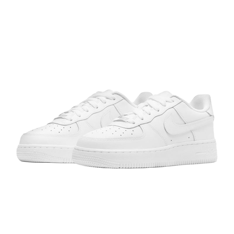 NIKE/耐克女鞋AF1 GS大童空军一号低帮小白鞋休闲板鞋-DH2920-111