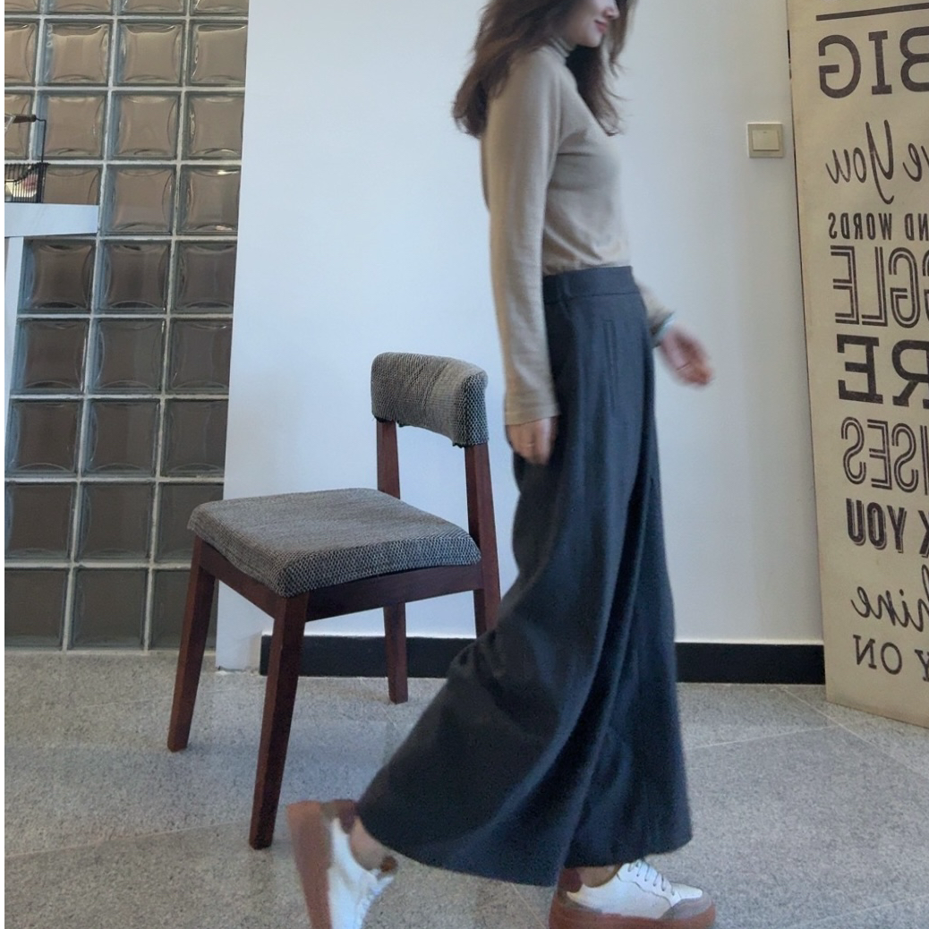 【SHYLOCK FASHION】早春羊绒九分裤裙