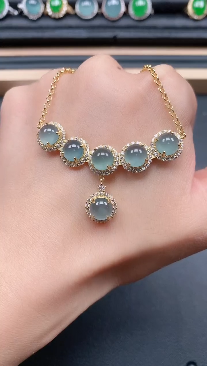 翡翠戒指银S925镶嵌111111