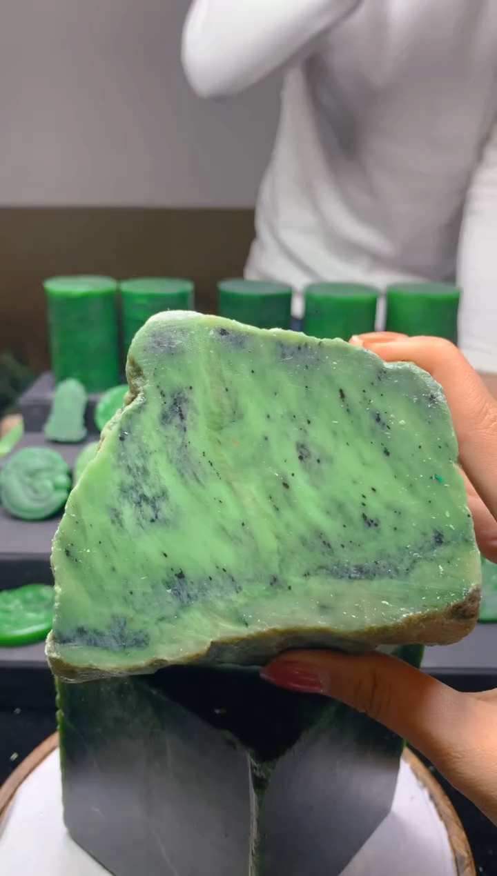 未镶嵌和田玉珠宝半成品1