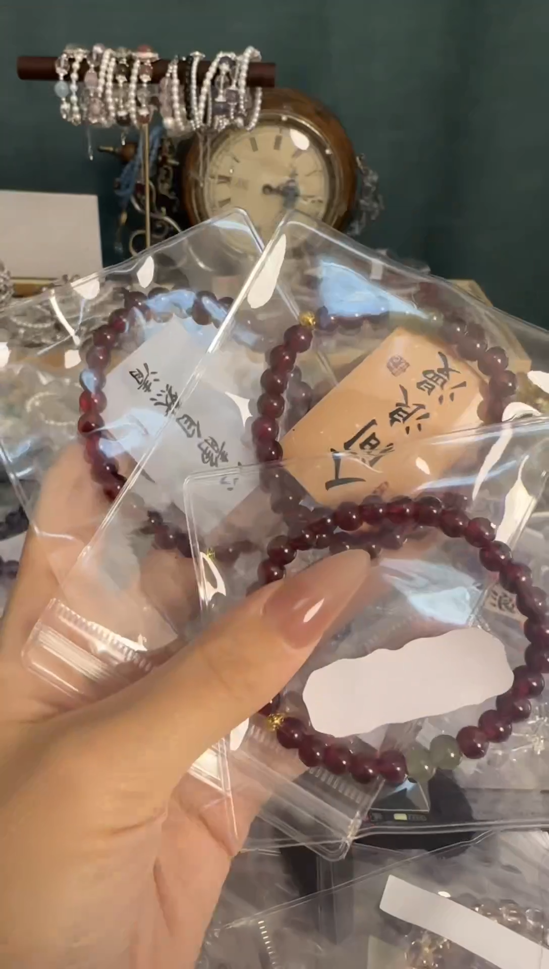 【闪购商品】水晶手链银S925镶嵌水晶 手链 银S925镶嵌