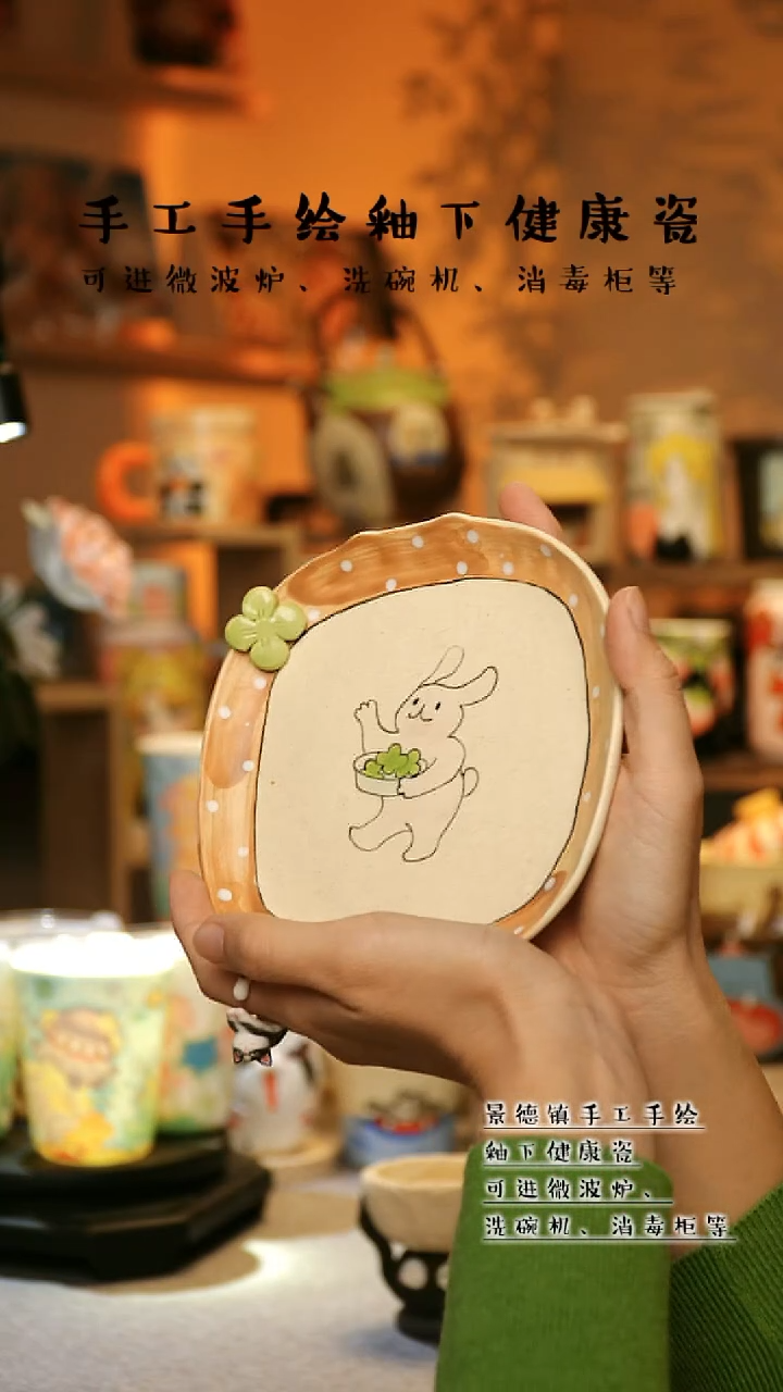 【闪购商品】陶瓷景德镇高温釉下彩&A784