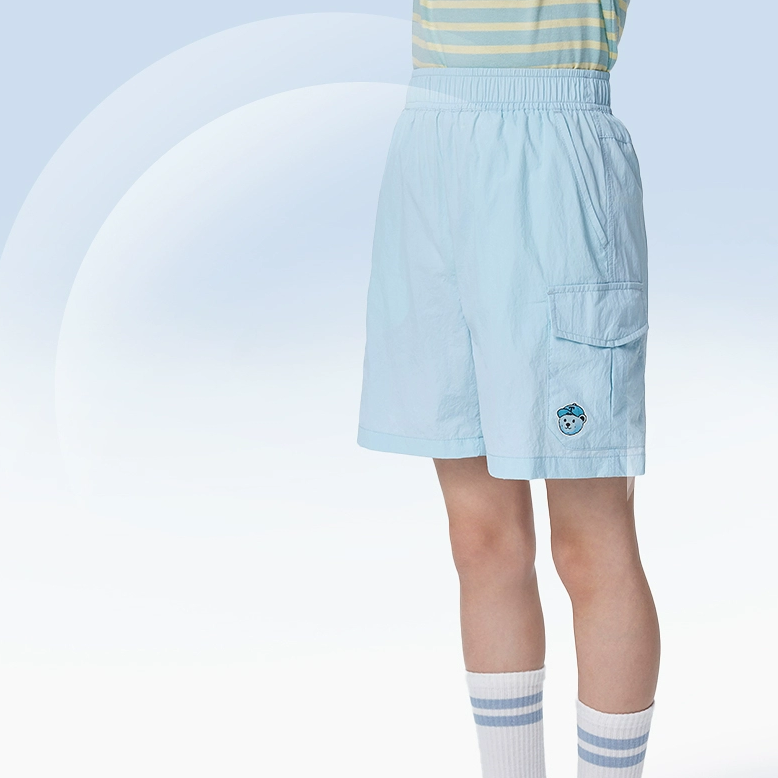 TeenieWeenie Kids小熊童装男童短裤五分裤潮牌速干25TKTH256382I