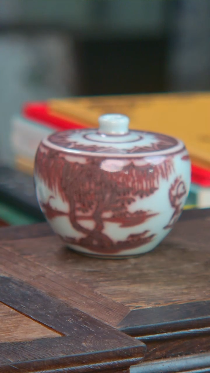 瓷央博文化瓷器交流釉里红