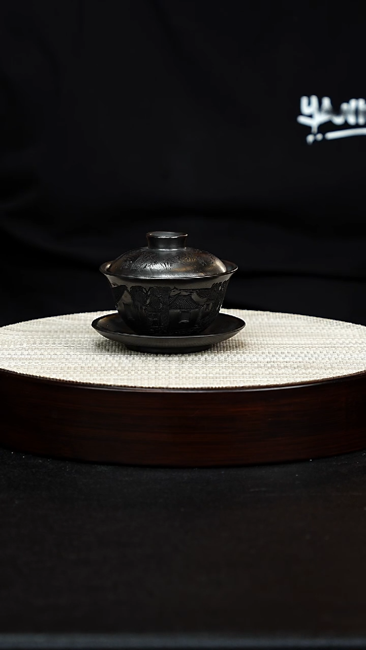 茶壶紫砂宜兴手工原矿紫砂 盖碗 石黄