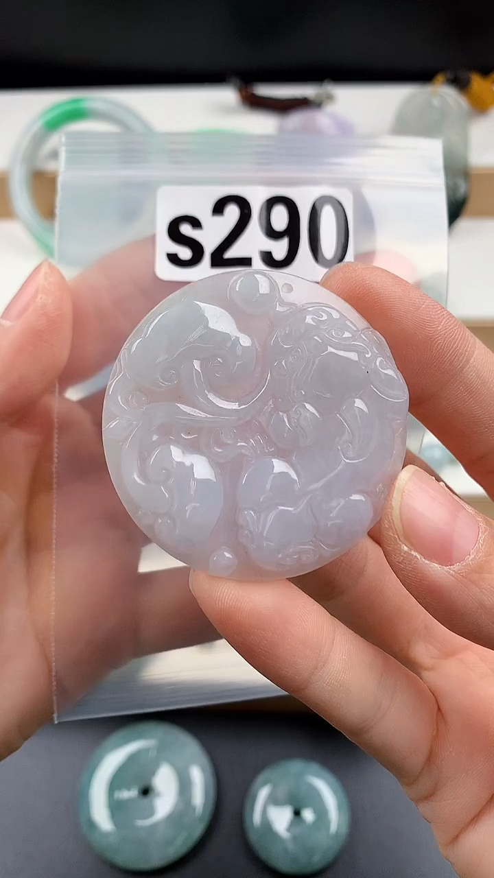 颈饰未镶嵌翡翠天然翡翠吊坠挂件