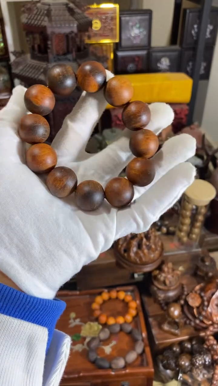 木中之王糖结红奇单圈2.0手串