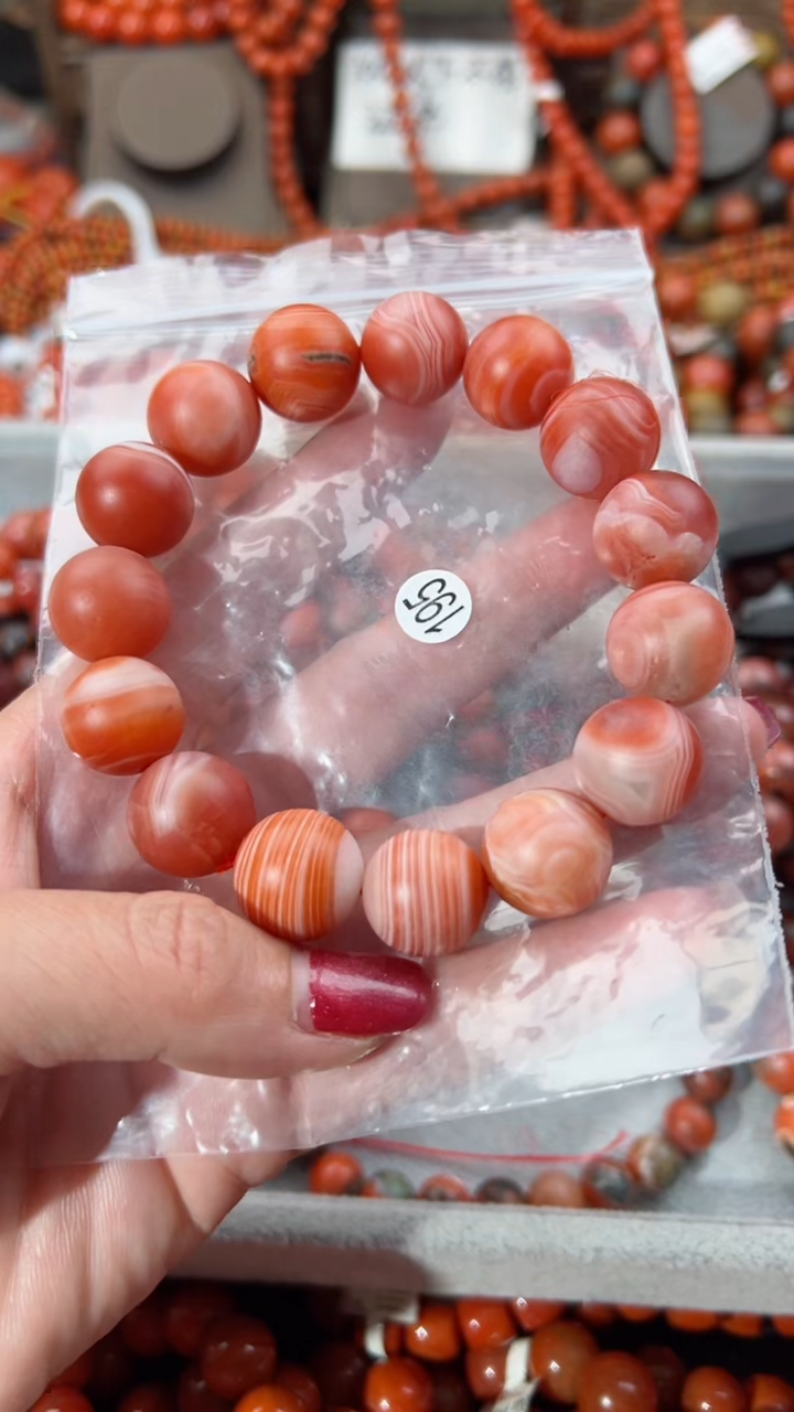 【闪购商品】南红玛瑙手串未镶嵌15+