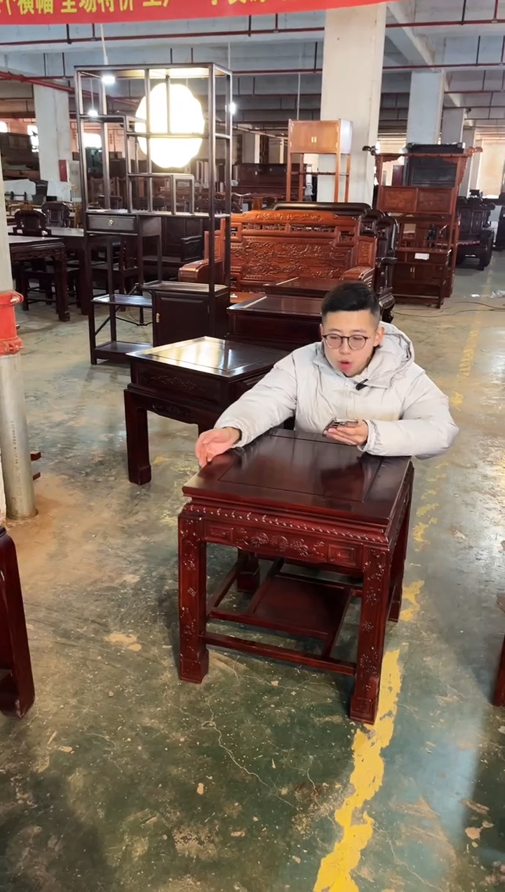 【闪购商品】黑酸枝木类成套家具J88