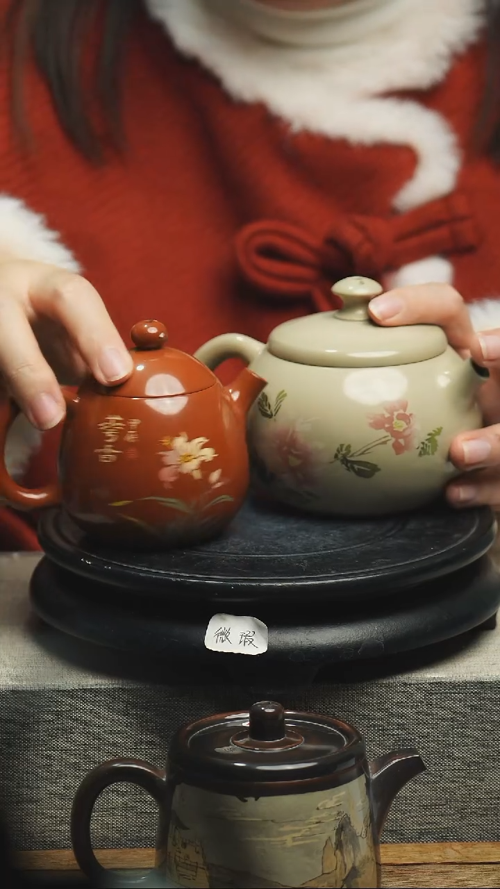 【闪购商品】壶2个建水紫陶壶微瑕153