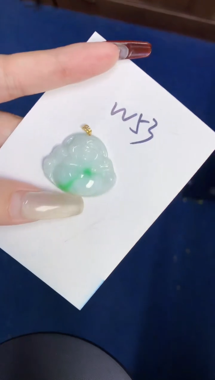 【闪购商品】翡翠颈饰18K金镶嵌0000000000