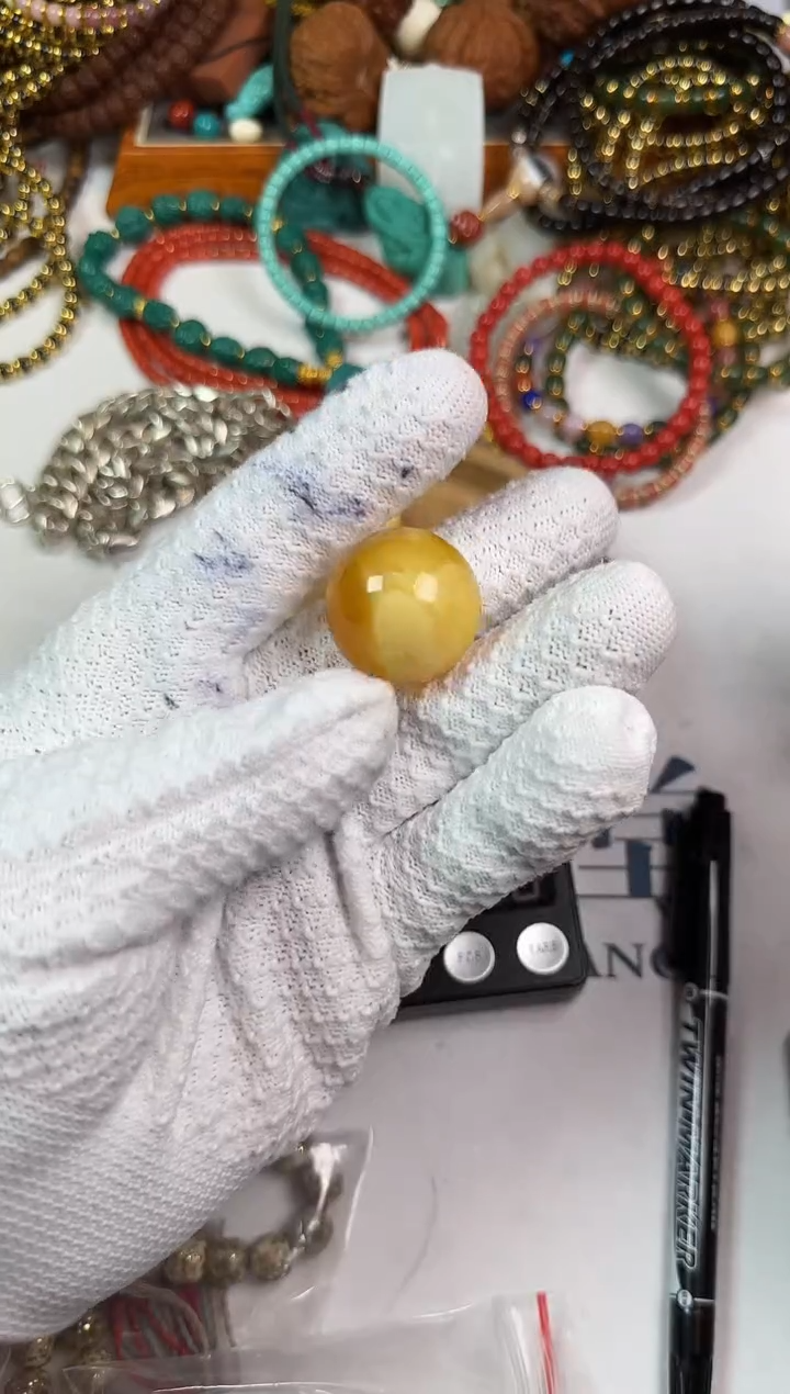 【闪购商品】蜜蜡颈饰未镶嵌蜜蜡圆珠