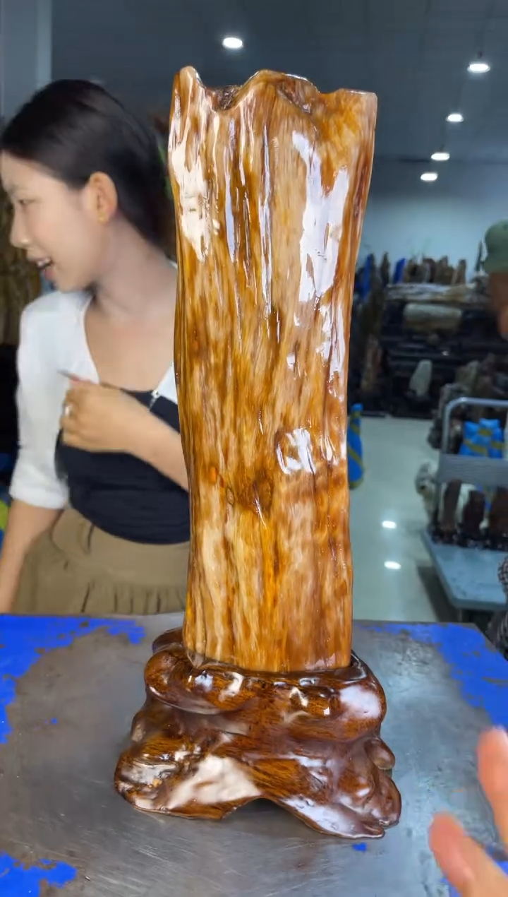 未镶嵌摆件硅化玉30