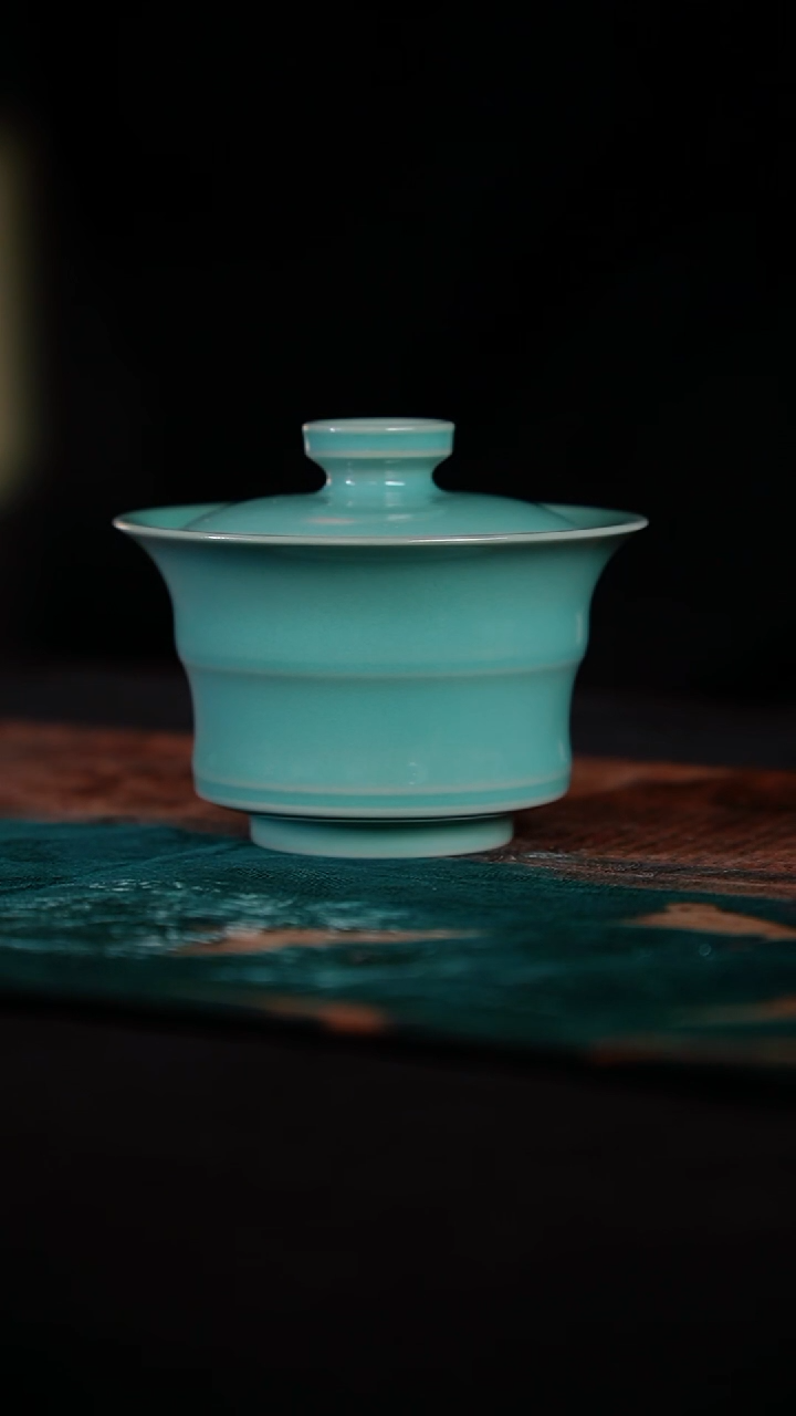 38-3竹节两才（云端釉）