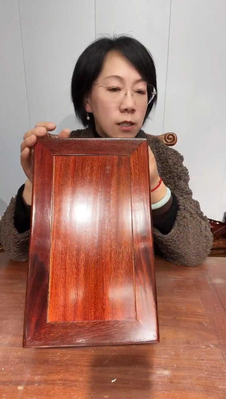 木雨*斋瑕疵处理 非花长方底座33*20*11.5