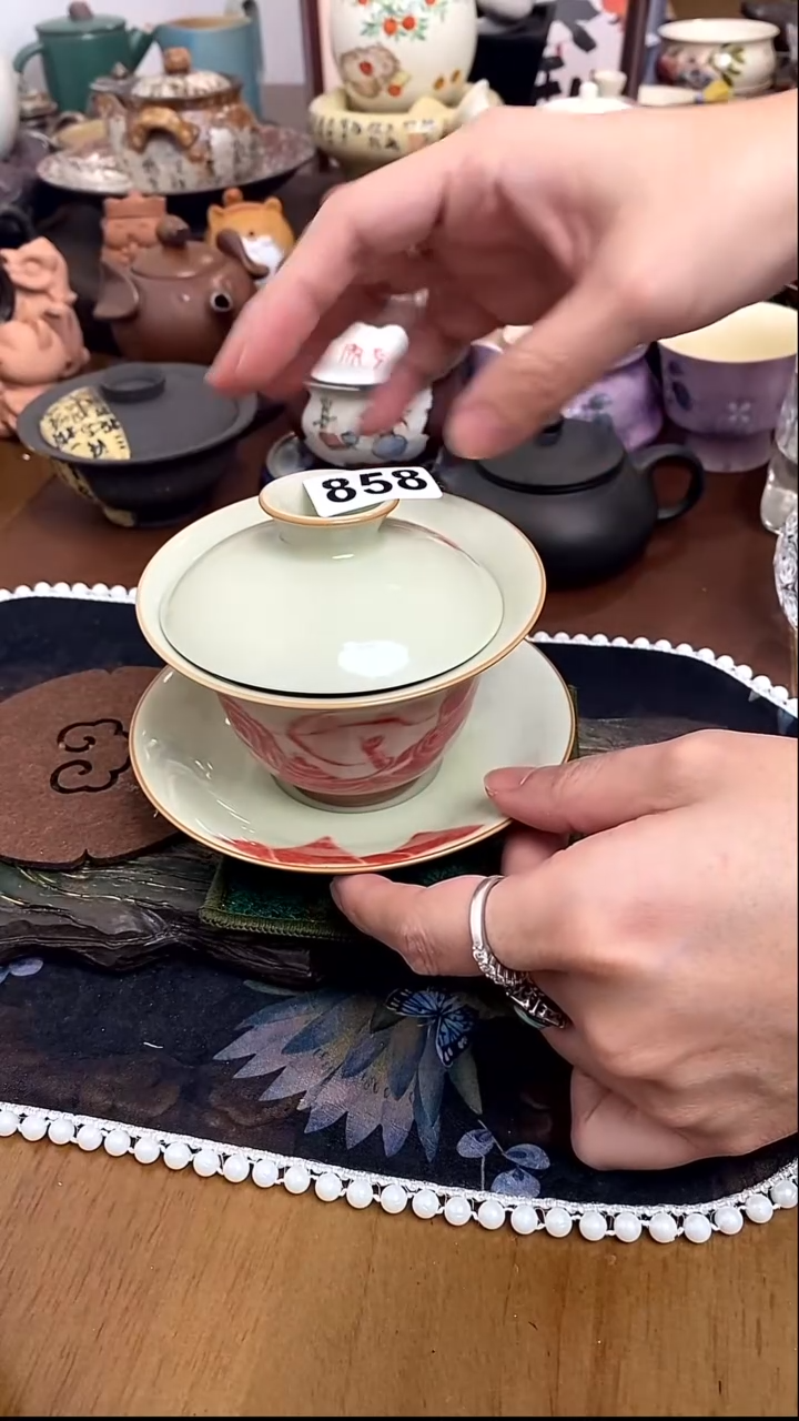  【茶瓷物语】盖碗 858
