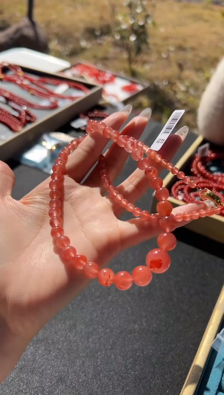 【闪购商品】南红玛瑙项链合金1.13-（多样式）